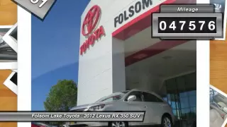 2012 Lexus RX 350 Folsom CA CC083569