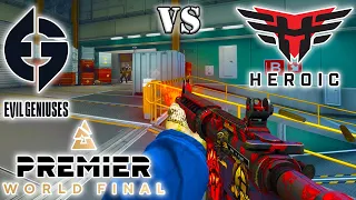 Evil Geniuses vs Heroic Highlights BLAST Premier: Spring Groups 2023 - CSGO