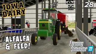 Cutting Alfalfa and Feeding Cows! - IOWA DAIRY - UMRV EP28 - FS22