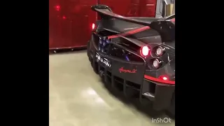 Pagani Huayra BC Revs 😱 #shorts