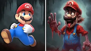 🧟 Mario as a Zombie, Elemental but Zombie, Princess Peach as a monster