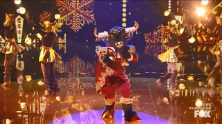 The Masked Singer 6 Finale -  Bull and Queen of Hearts Sing Holiday Songs