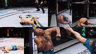 EA UFC 4 - KNOCKOUT COMPILATION - SOME OF MY BEST KOS!!!