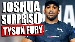 Anthony Joshua IS SURPRISED BY Tyson Fury's AMAZING STATEMENT BEFORE THE FIGHT WITH Jermain Franklin