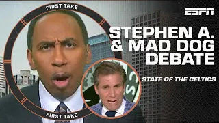 'STOP THAT NONSENSE!' 🗣️ Stephen A. & Mad Dog get HEATED debating the Celtics 🔥 | First Take