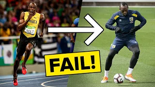 This is why Usain Bolt FAILED in football