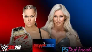 WWE Survivor Series: Ronda Rousey v Charlotte Flair - WWE 2K19 Sim Match