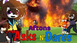 Aftons + others Asks/Dares || Extremely late 1k special || Fnaf || READ DESC PLS