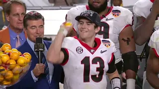 Kirby Smart and the Dawgs were launching oranges