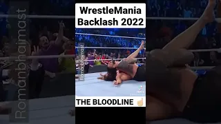 WWE WrestleMania Backlash 2022| Roman Reigns and The Usos vs Drew McIntyre and RK-BRO|#shorts#wwe