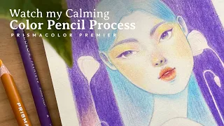 🌈 Calming Color Pencil Process 🌈