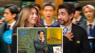 BTS at UNITED NATIONS! Speech + Performance REACTION!