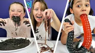 Real Food VS Gummy Food! Gross Giant Candy Challenge   Best Of Compilation Video