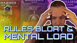 RULES BLOAT & MENTAL LOAD in Warhammer 40k - How 3rd Edition Spiralled Into 7th