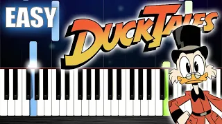 DuckTales Theme Song - EASY Piano Tutorial by PlutaX