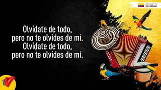 No Te Olvides De Mí, Los Inquietos Del Vallenato, Video Letra - Sentir Vallenato