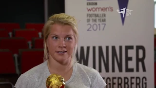 Ada Hegerberg interview after winning 2017 BBC Women's Footballer of the Year award