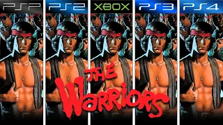 The Warriors (2005) PSP vs PS2 vs XBOX vs PS3 vs PS4 (Graphics Comparison)