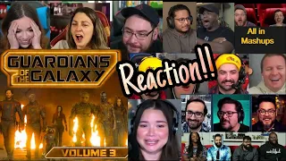 Guardians of the Galaxy Volume 3 Official Trailer Reaction Mashup | Marvel reactions