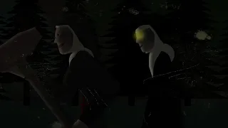 Evil Nun vs. The Nun Valak Short Fight Animation