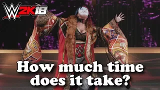 Universe Mode - How Long Does It Take To Make? (WWE 2K18)
