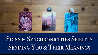 ✨Signs & Synchronicities Spirit is Sending You and What they Mean🦋Pick a Card - Tarot Reading