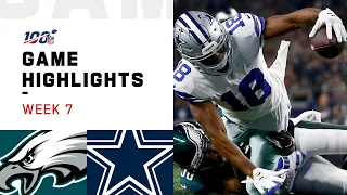Eagles vs. Cowboys Week 7 Highlights | NFL 2019