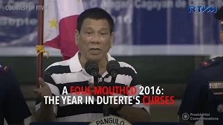 A foul-mouthed 2016: The year in Duterte's curses