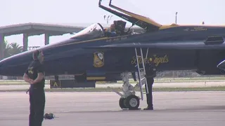 Blue Angels arrive for Wings Over South Texas Air Show