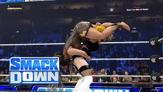 WWE 2K24 SMACKDOWN - TAYA VALKYRIE VS VALHALLA FOR THE WWE WOMENS CHAMPIONSHIP!!