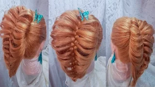 ПРИЧЕСКА В ШКОЛУ КОЛОСОК|ХВОСТ ИЗ КОСИЧКИ|КОСА ЛАЙФХАК|HAIRSTYLES FOR SCHOOL|HAIR|ЕЛЕНА ЗАИТОВА