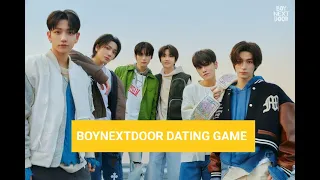 BOYNEXTDOOR DATING GAME { School Ver }