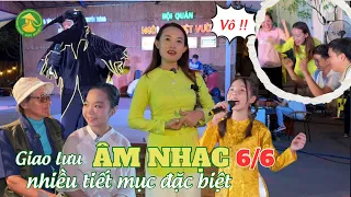 Giao lưu ÂM NHẠC NSMV 6/6 nhiều tiết mục xuất sắc | Thùy Kim Khiết dẫn Ct ko quên cổ vũ cho tuyển VN