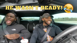 Camaro SS friend Reaction!! **HILARIOUS**