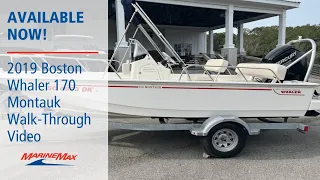 Available Now! 2019 Boston Whaler 170 Montauk Boat For Sale at MarineMax Charleston, SC