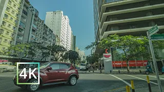 Walking through in the Capital OF Mozambique Maputo On Avenida Julius Nyerere in Focus 4K