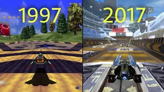 Evolution of Wipeout Games (1995 - 2017)