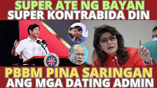 Super Ate ng Bayan Super kontrabida din. PBBM pina saringan ang mga dating administrasyon.