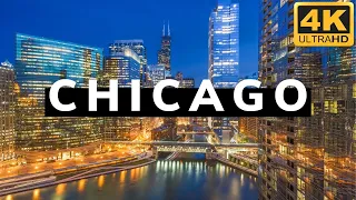 Chicago 4k, USA 🇺🇸 | Chicago Skyline 4k, Ultra HD Drone Footage