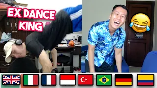 Anti Simp Polyglot learned how to dance from Ex Colombian's Dance King 🇨🇴 🕺