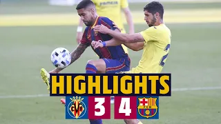 ⚽ HIGHLIGHTS | Villarreal B 3–4 Barça B  | Second position secured 💪🔥