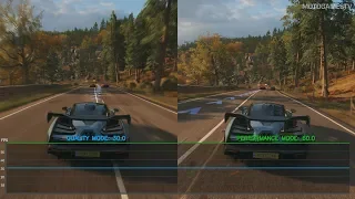 Forza Horizon 4 Demo - Quality vs Performance Mode (Xbox One X)