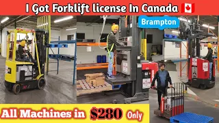 How to get forklift license in Brampton, Canada 🇨🇦 |