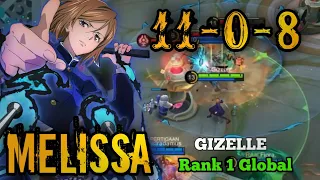 Melissa Top 1 Global | Best Build 2023 | By Gizelle