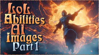 LoL Champion Abilities as AI generated images | Part 1 (A to F)