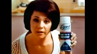 Lysol Foaming Spray Commercial (1970)