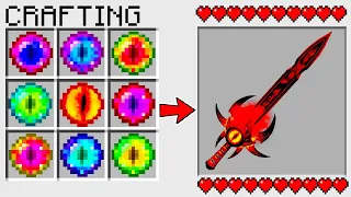 HOW TO CRAFT a DEVIL MULTI SWORD in Minecraft? SECRET RECIPE *O_o*