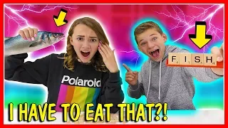 You Have To EAT Whatever I SPELL! | We Are The Davises