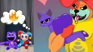 CATNAP and POMNI react to The Amazing Digital Circus and Poppy Play Time animations from TikTok #3 ⭐