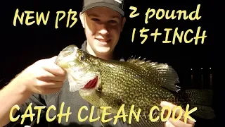 SLAB CRAPPIE Catch Clean Cook Fish&Grits!!